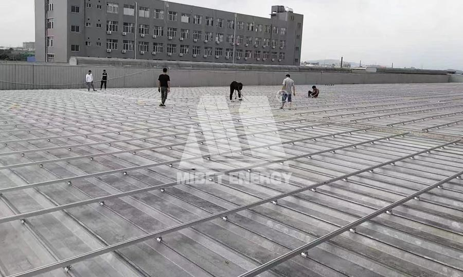 漳州華安彩鋼瓦屋頂系統(tǒng)項目-2