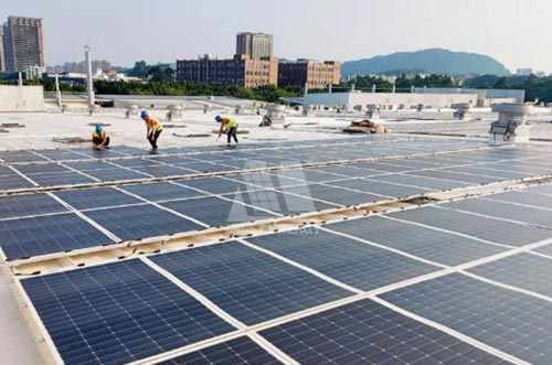 剛?cè)岵∵~貝特屋頂柔性組件固定支架聚光煥能！