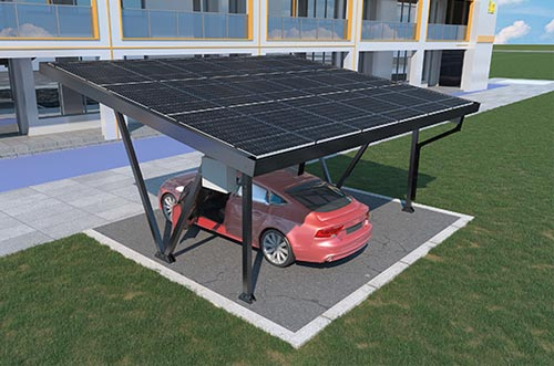 新品首發(fā)第一彈！排水包邊BIPV車棚系統(tǒng)全面防水，打造功效美