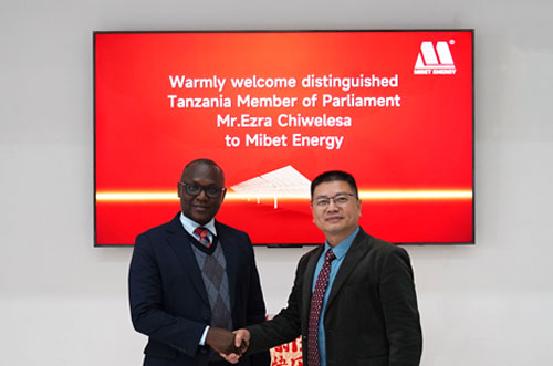 坦桑尼亞能源部長特別代表到訪邁貝特，共同探討清潔能源合作