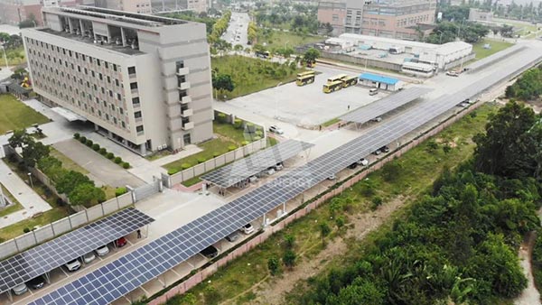 廈門 3MW光伏車棚項目