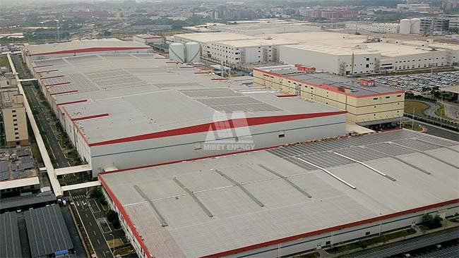 邁貝特廣東廣汽時代13.6MW柔性組件支架項目